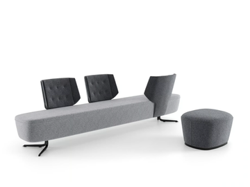 EMBRASSE - Fabric bench seating by ESTEL GROUP - view 2